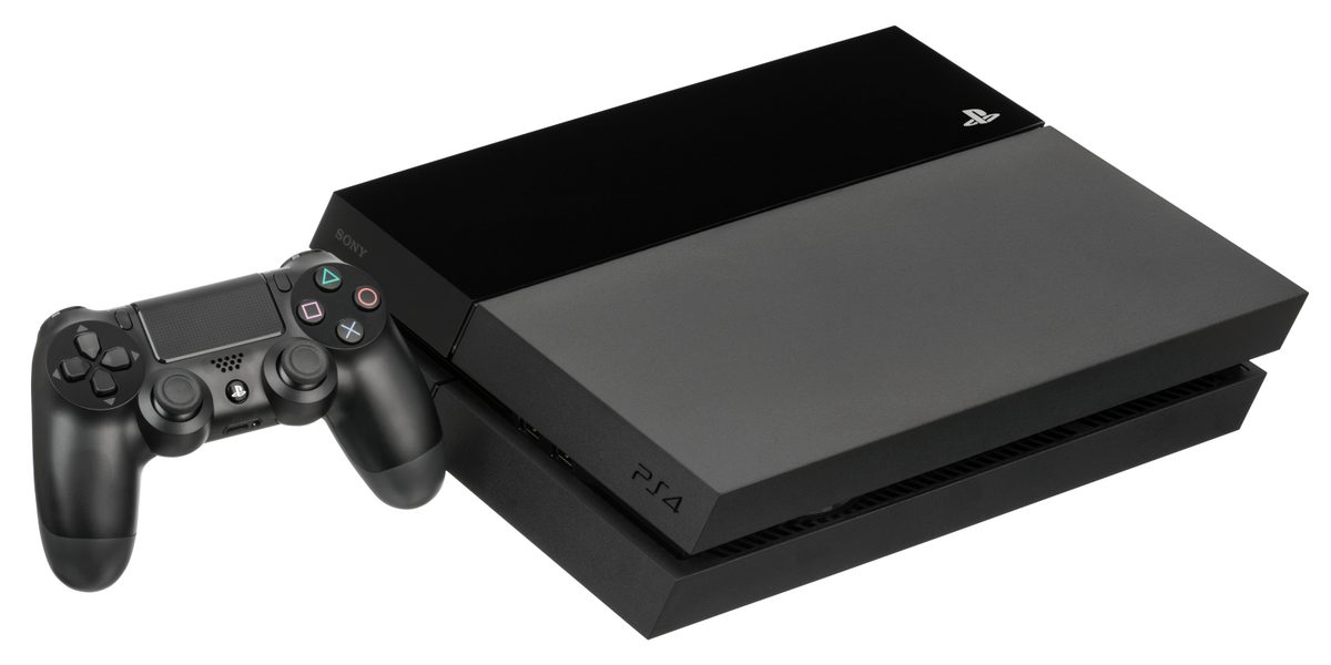 Consola PlayStation 4 con mando DualShock 4, ejemplo de videojuegos y consolas que se compran en Lownium